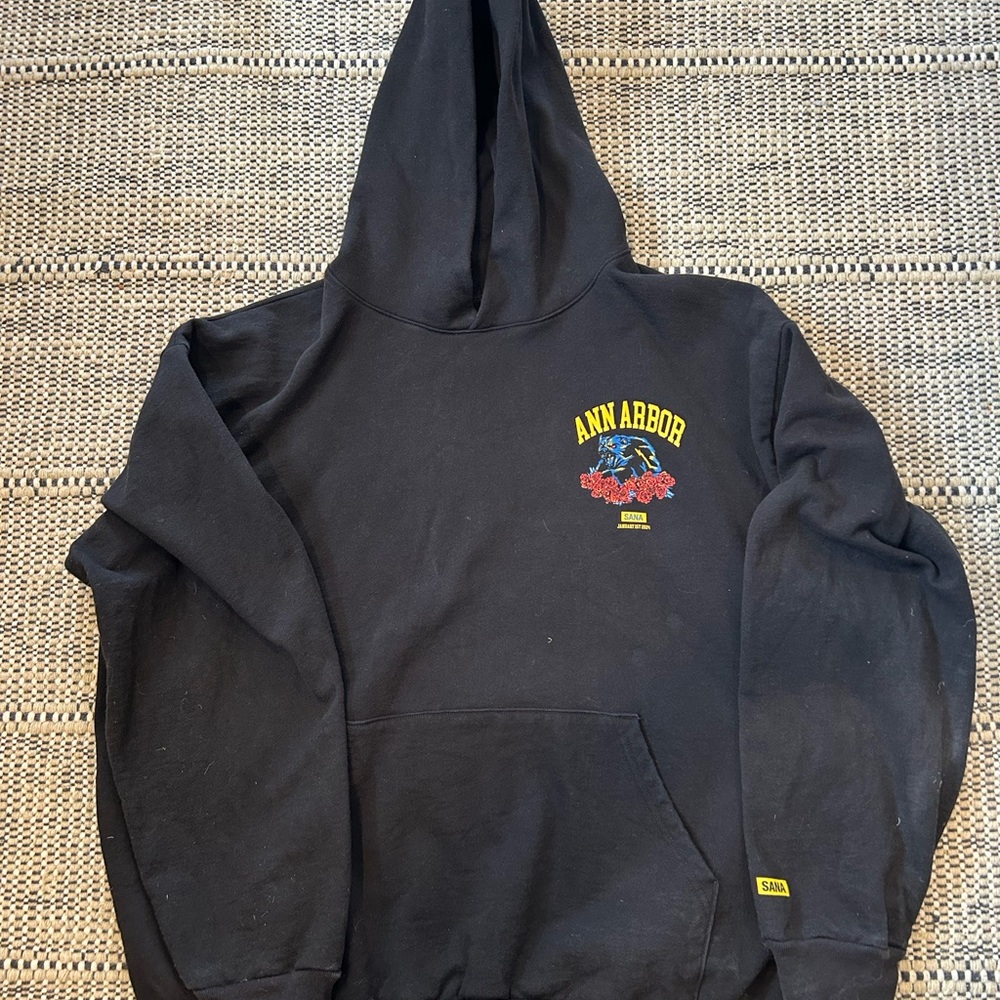 Ann Arbor Black Hoodie